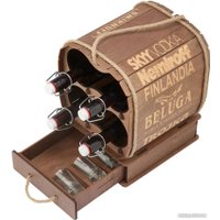 Подарочный набор Экспедиция Бочка - Бар для крепких напитков (палисандр)