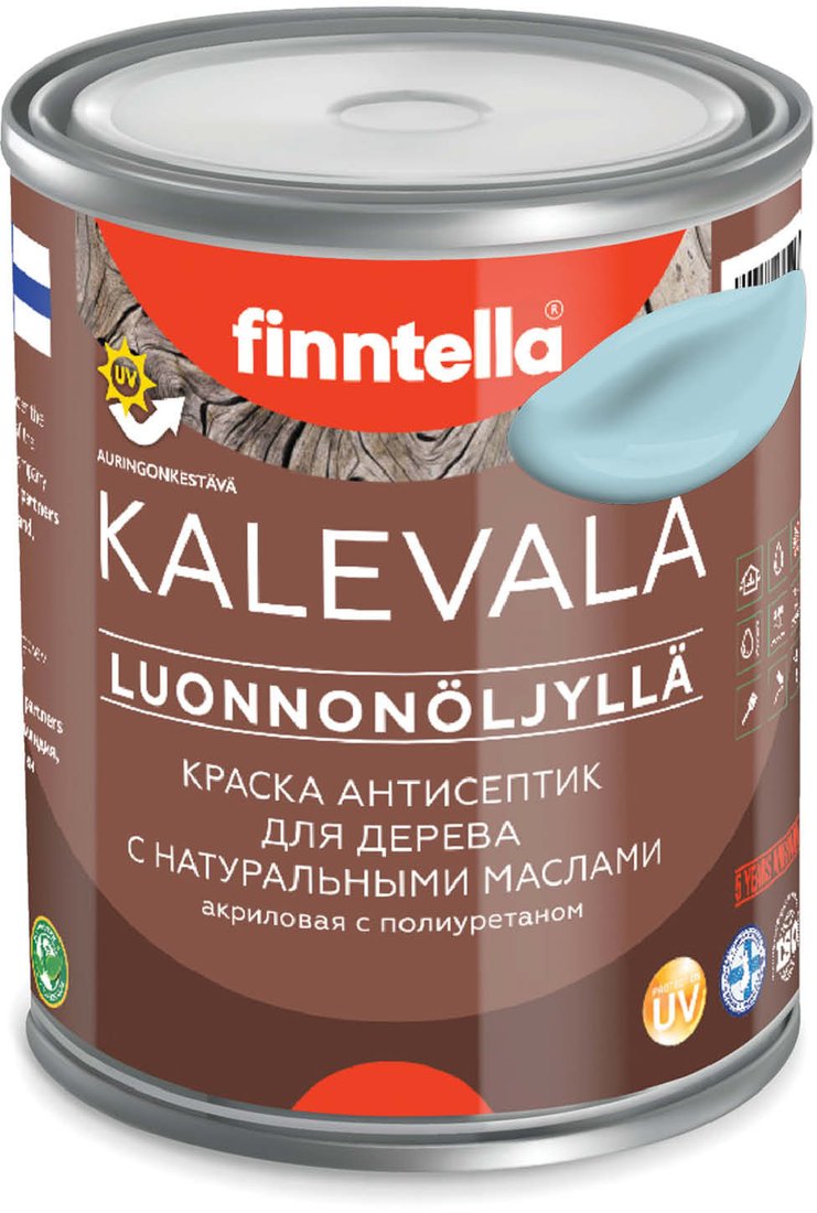 

Краска Finntella Kalevala Taivaallinen F-13-1-1-FL017 0.9 л (голубой)