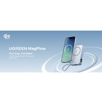 Внешний аккумулятор Ugreen MagFlow PB773 10000mAh (голубой)