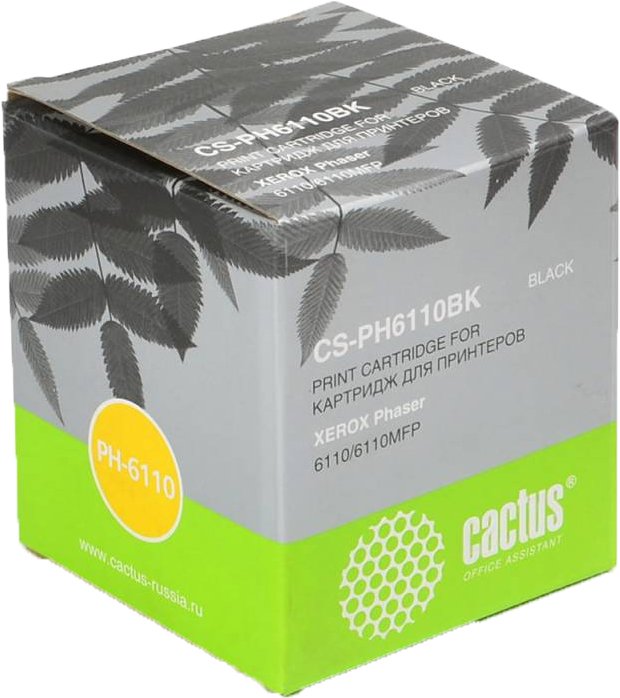 

Картридж CACTUS CS-PH6110BK (аналог Xerox 106R01203)