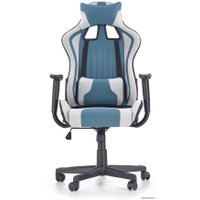 Игровое (геймерское) кресло Halmar Cayman (светло-серый/бирюзовый)