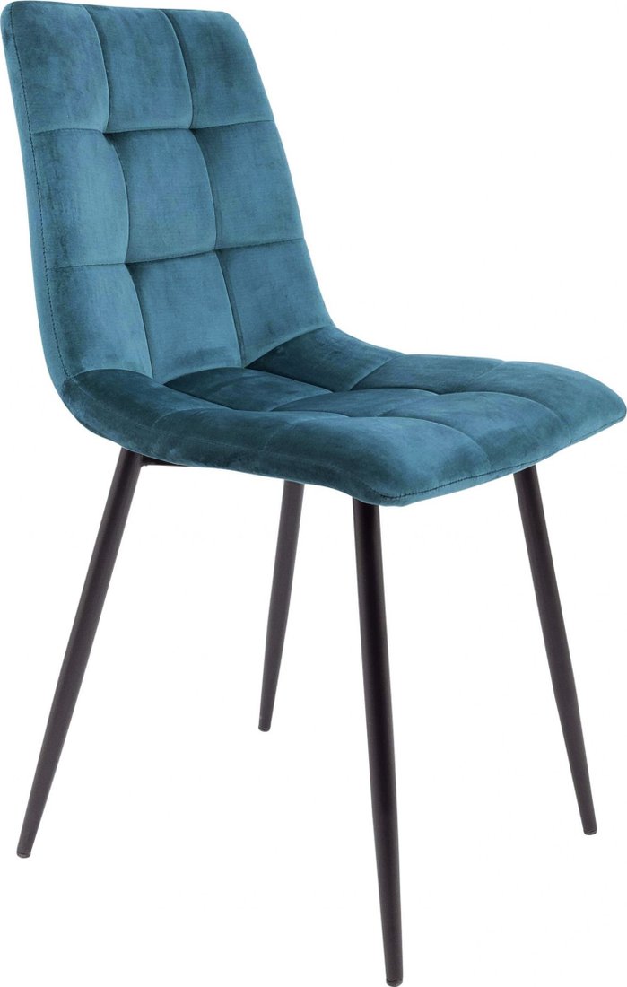 

Стул AksHome Dallas 76331 (велюр, бирюзовый/черный)