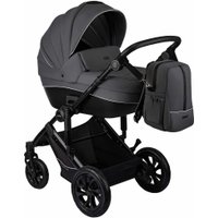 Универсальная коляска Indigo Coin (3 в 1, темно-серый)