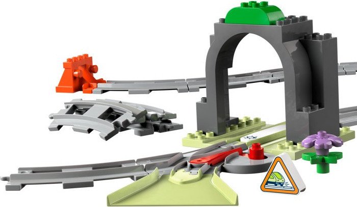 Конструктор LEGO Duplo Железнодорожный туннель и пути 10425