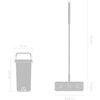 Швабра с отжимом Zetter S Home-bs-b (черный)
