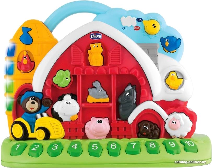 Интерактивная игрушка Chicco Говорящая ферма 00060079000180