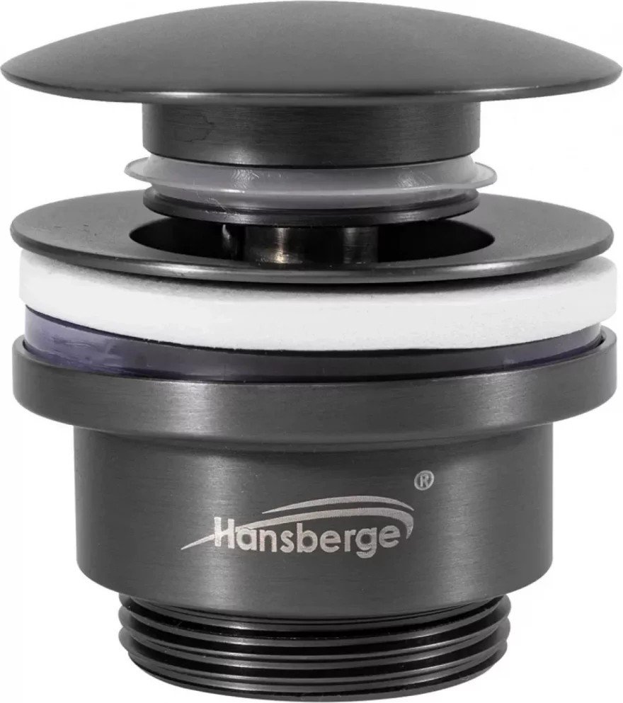 Донный клапан Hansberge H107 (графит)