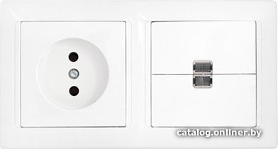 Розетка Bylectrica Стиль 2В-РЦ-699 (белый)
