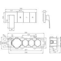 Душевая система  Raglo R02273.05304074.03