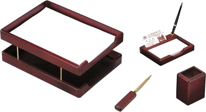

Настольный набор Delucci MBn-04101 (4 предм., красное дерево)