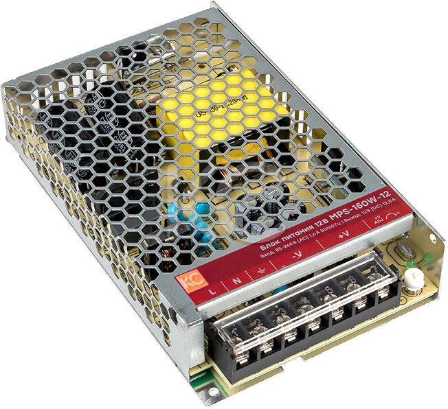 

Блок питания на DIN-рейку КС MPS-150W-12V