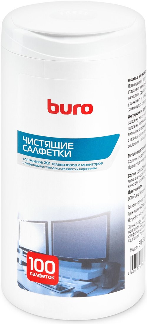 

Влажные салфетки Buro BU-Tscrl