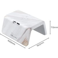 Настольные часы Havit W320 (мрамор)