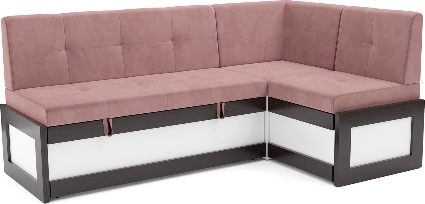 

Угловой диван Мебель-АРС Нотис 211х82х135.5 см M11-28-6 (велюр пудра НВ-178/18)