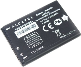 Аккумулятор для телефона Копия Alcatel CAB0400000C1