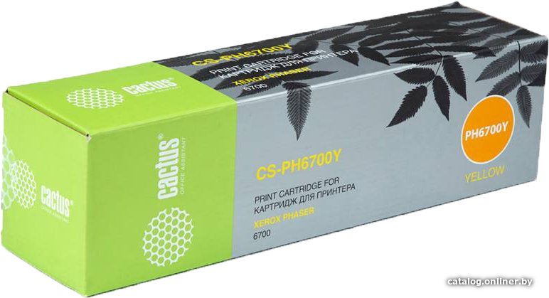 

Картридж CACTUS CS-PH6700Y (аналог Xerox 106R01525)