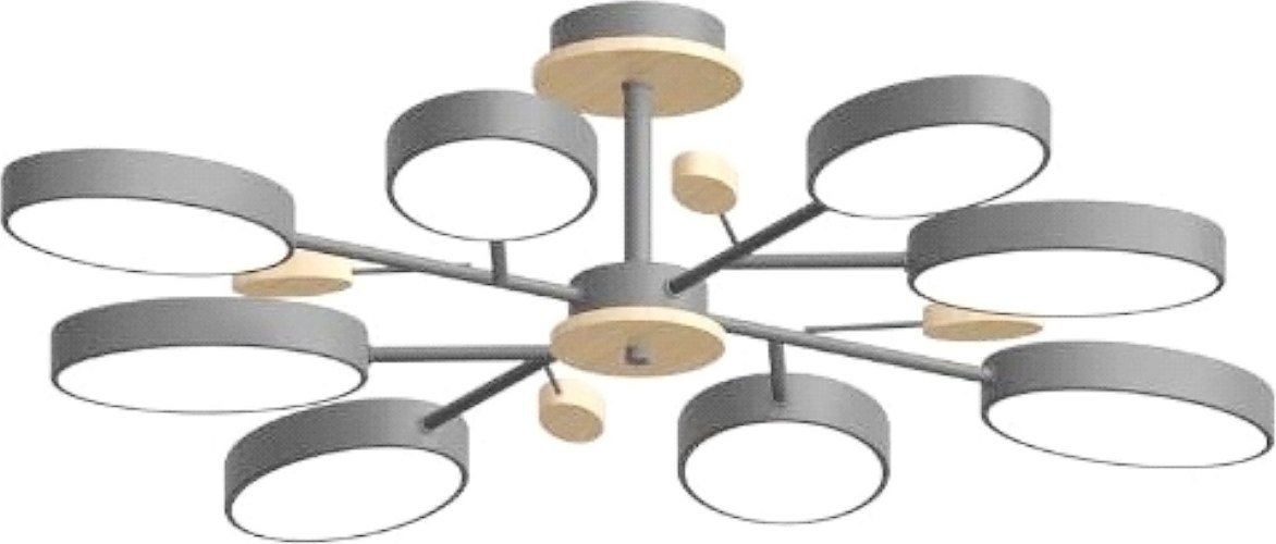 

Припотолочная люстра LED4U L3221-850 GR