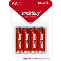 Батарейка SmartBuy Ultra Alkaline AA 4 шт. SBBA-2A04B