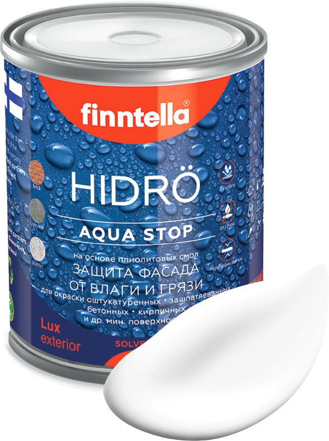 

Краска Finntella Hidro Lumi F-14-1-1-FL134 0.9 л (белый)