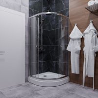 Душевой уголок Triton Альфа-Хром 90х90 (с поддоном)