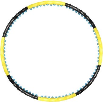 Массажный обруч Indigo Мagic 97358 IR (желтый/черный)