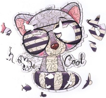 Wizardi Енотик в очках ddpz-003