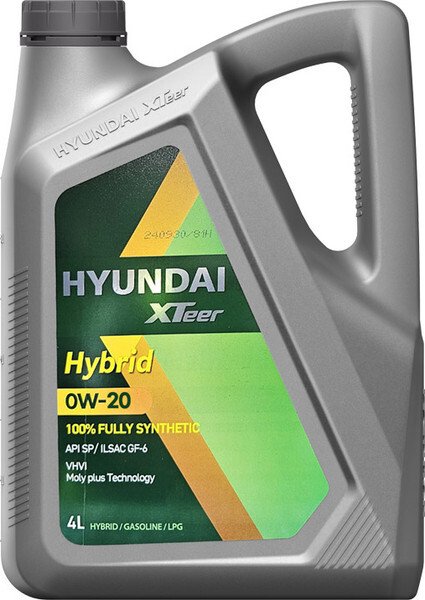 Моторное масло Hyundai Xteer Hybrid 0W-20 4л