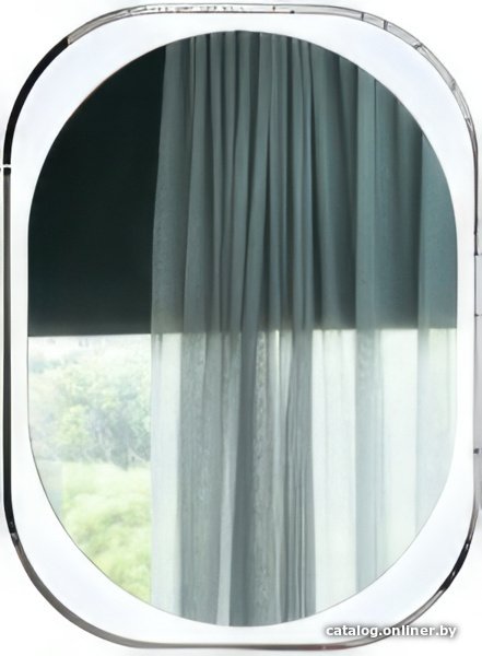 Пекам Зеркало Anna 60x80 anna-60x80scl (с подсветкой, с сенсором на прикосновение, часами)