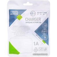 Сетевое зарядное Digital Part P20 Plus (с кабелем microUSB)