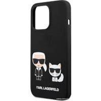 Чехол для телефона CG Mobile Lagerfeld для iPhone 14 Pro KLHCP14LSSKCK