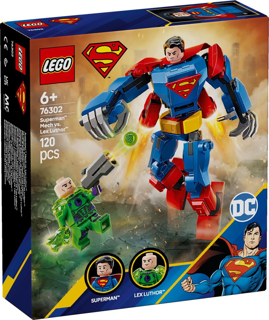 Конструктор LEGO DC 76302 Робот Супермена против Лекса Лютора