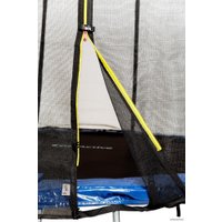Батут GetActive Jump 10ft - 312 см с лестницей, внешней сеткой (синий)