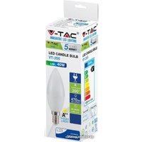 Светодиодная лампочка V-TAC E14 4.5 Вт 4000 К VT-255