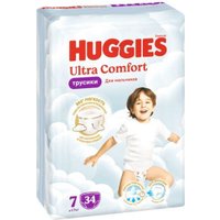 Трусики-подгузники Huggies Ultra Comfort Mega 7 Boy (34 шт)