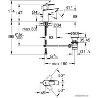 Смеситель Grohe Bauloop 23335001