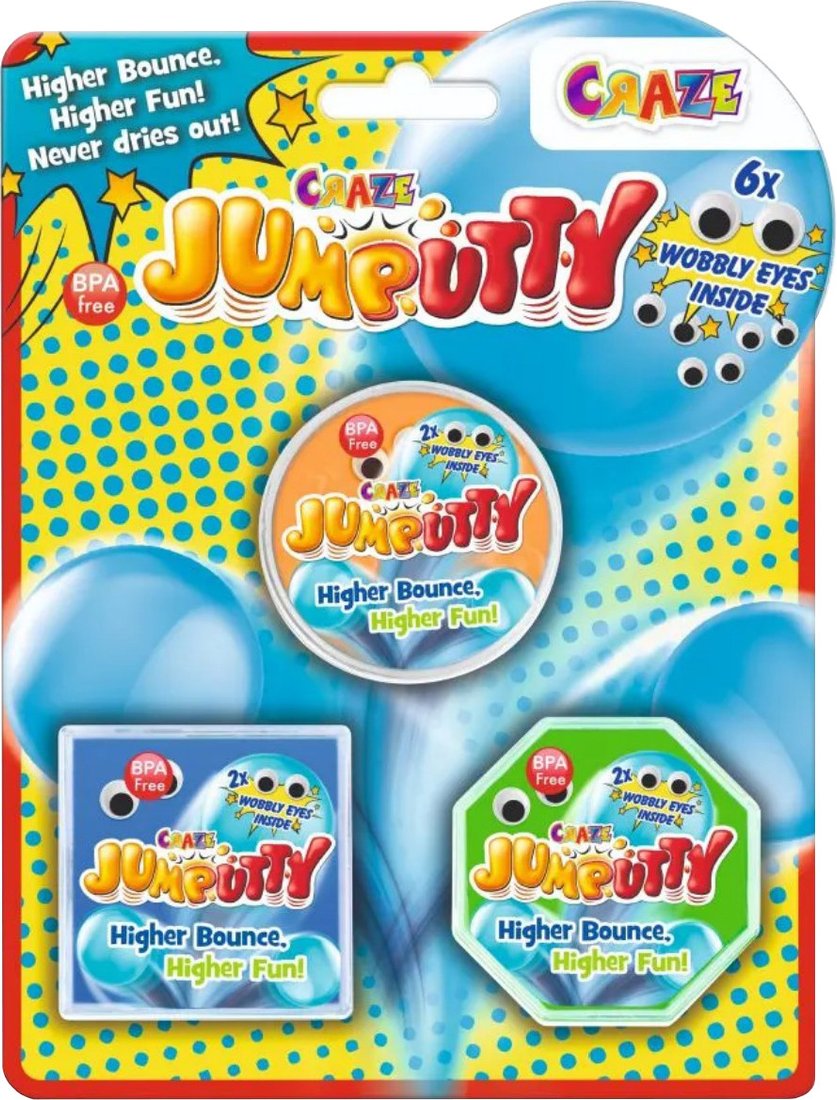 

Тесто для лепки Craze Jumputty Попрыгунчик Безумный прыжок 40546