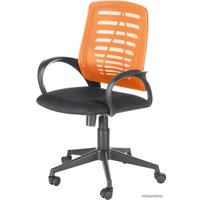 Офисное кресло OLSS Ирис (черный/оранжевый)