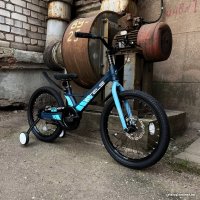 Детский велосипед Stels Leader 210 MD 2024 (темно-синий/зеленый)