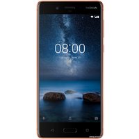 Телефон Nokia 8 Dual SIM (глянцевый медный)