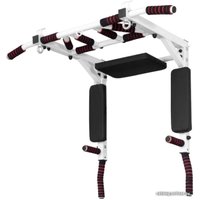 Турник с брусьями Central Sport Мультихват 3 в 1 c доской для отжиманий (белый)