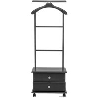 Стойка для одежды Мебелик с ящиками на колесах В 23Н (венге)