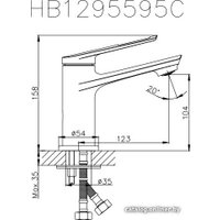 Смеситель Haiba HB10595 (хром)