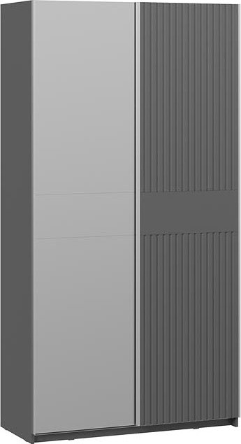 

Шкаф-купе Трия Оскар Хилтон Т2 1200 271036 (ручка серебро/серый графит/графит матовый)