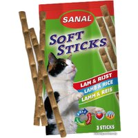 Лакомство для кошек Sanal Soft Sticks Lamb & Rice с ягненком и рисом 15 г
