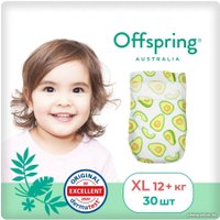 Подгузники Offspring XL 12+ кг Авокадо OF01XL30AVO (30 шт)