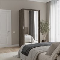 Шкаф-купе Кортекс-мебель Лагуна ШК01-02 (орех элия)