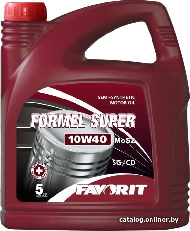 Моторное масло Favorit Formel Super MoS2 10W-40 SG/CD 5л