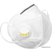 Респиратор-полумаска 3D Mask Респиратор KN95 FFP2 с клапаном выдоха (белый, 1 шт)