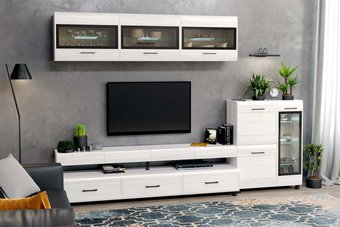 Лером Камелия-12 гостиная (снежный ясень)