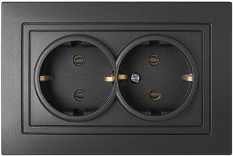 Розетка Bylectrica Уют РС16-348 (графит)